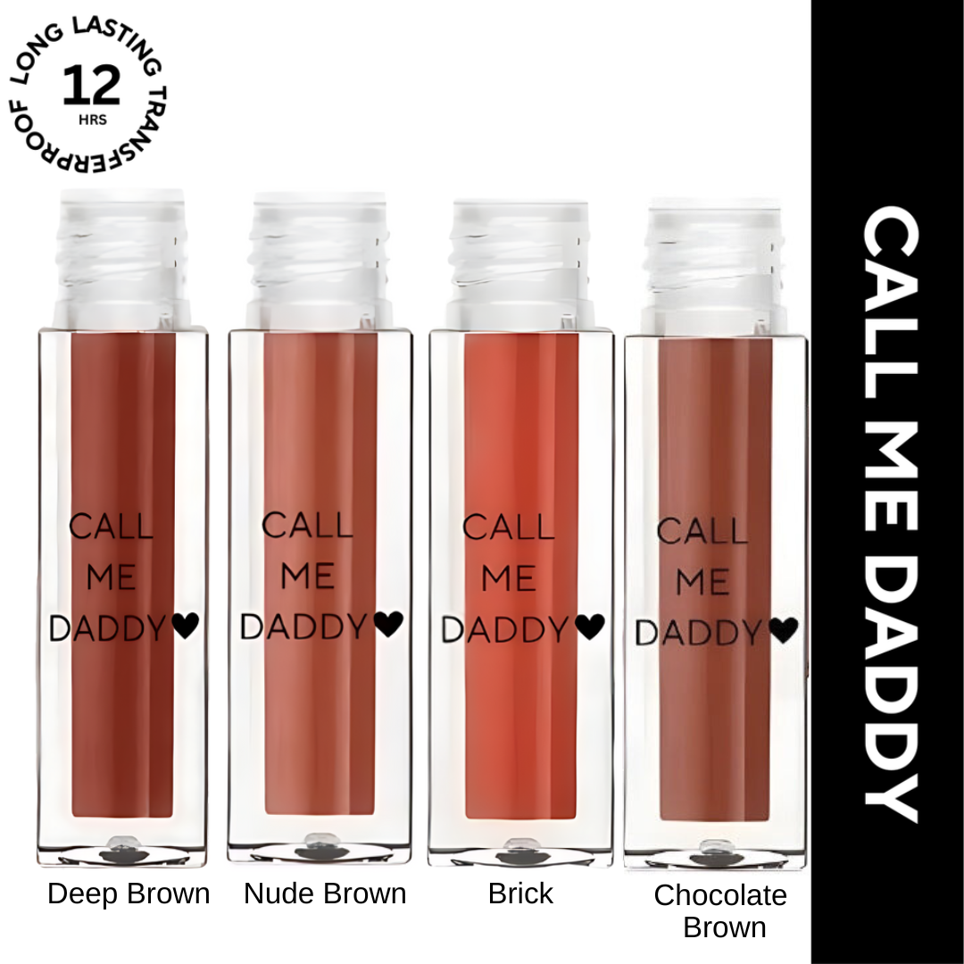 Call Me Daddy Liquid Lipstick MINI | Pigmented AF, Non-sticky + Matte Lipstick (IG)