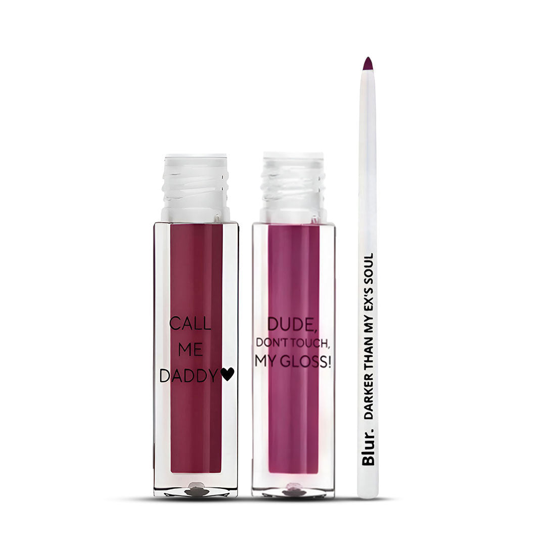 Perfect Mini LipKit: 3 Liquid Lipstick + Gloss + Lipliner @ 599 (Pick Your Own Kit)