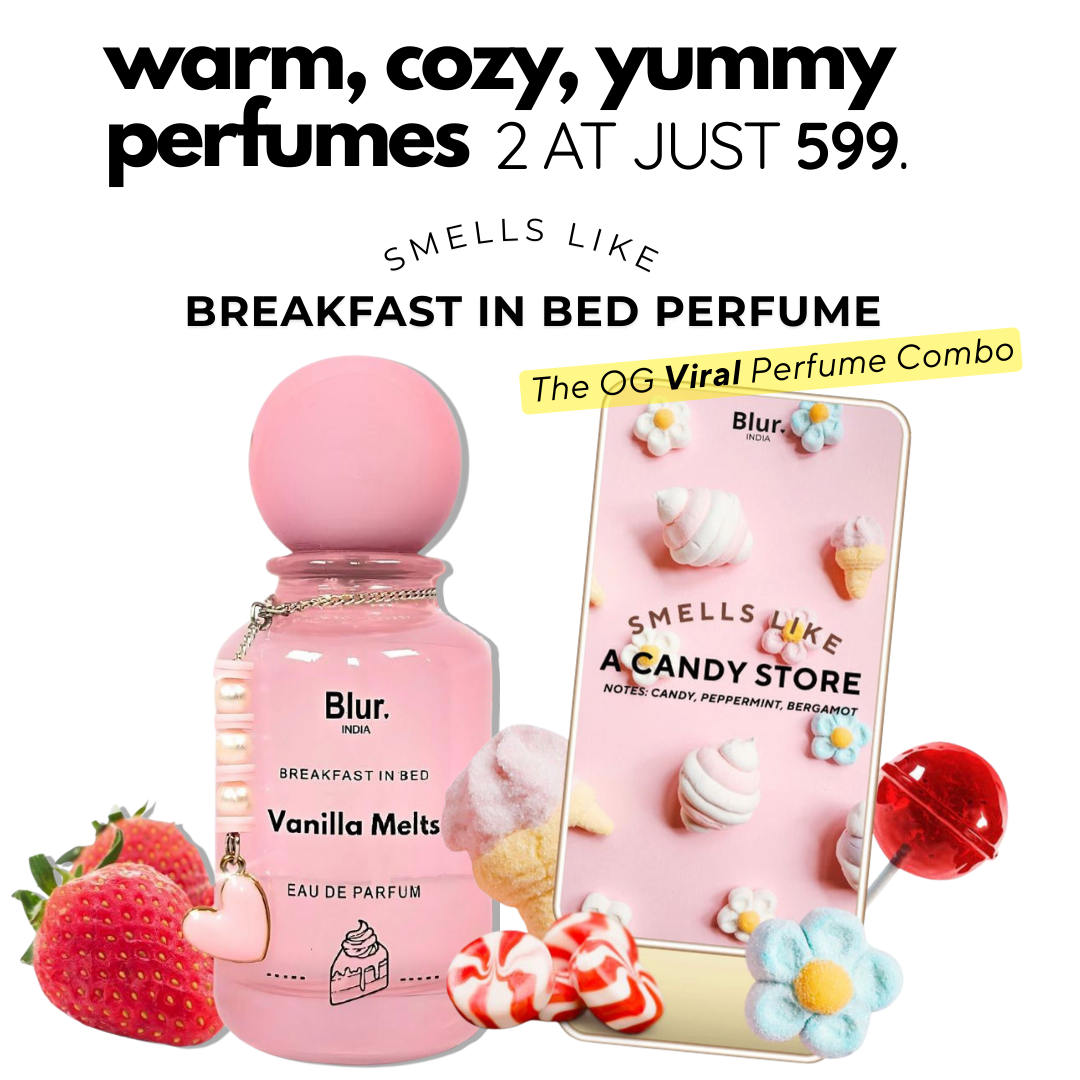 Breaksfast In Bed Fragrance Layering Combo | Desssert Inspired Eau De Parfum + Solid Perfume