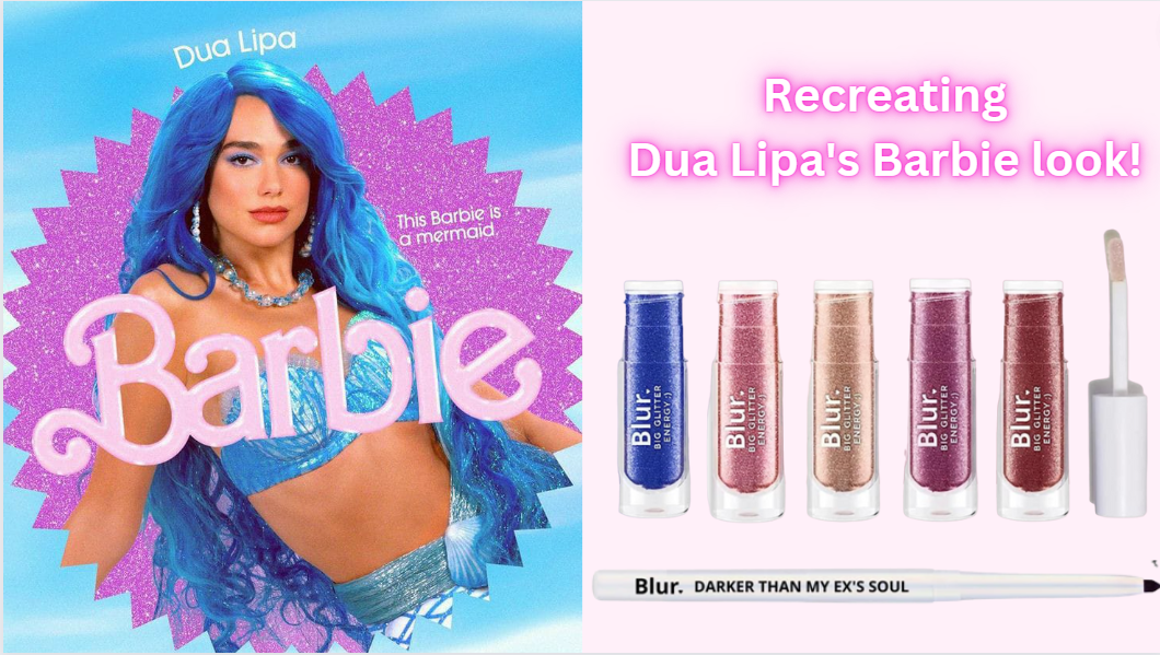 Recreating Dua Lipa's Barbie Look using Blur India products!