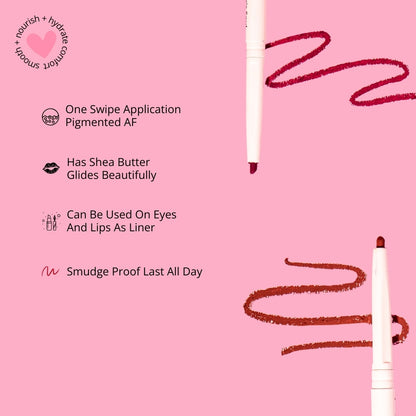 Darker Than My Ex's Soul | Kajal and Lipliner | Set of 3