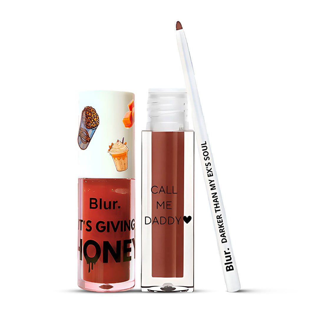 Perfect Lip Kit | Liquid Lipstick + Lip Oil + Lip Liner @999