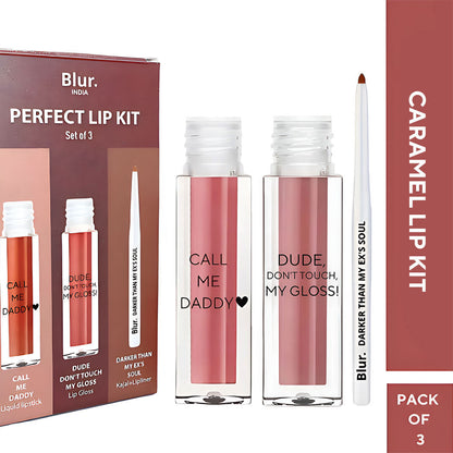 Perfect Caramel Lip Kit | 3 Caramel Lip Essentials