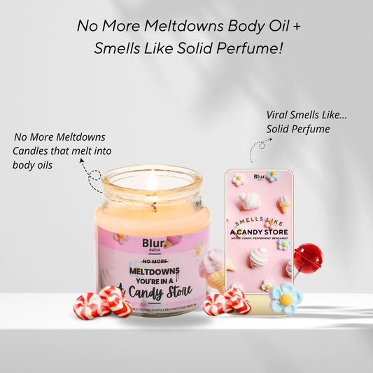 A match made in fragrance heaven: Solid Perfume & Body Oil Candle