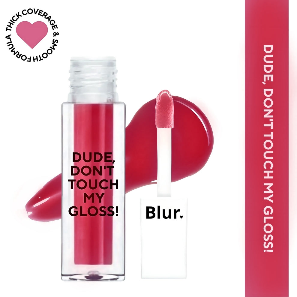 Dude, Don't Touch My Gloss MINI | Pigmented AF, Non Sticky Mini Gloss | A