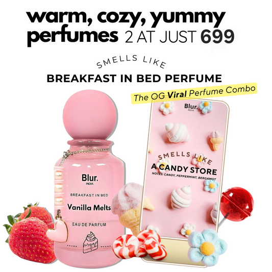 Breaksfast In Bed Perfume Layering Combo | Dessert Inspired Eau De Parfum + Solid Perfume