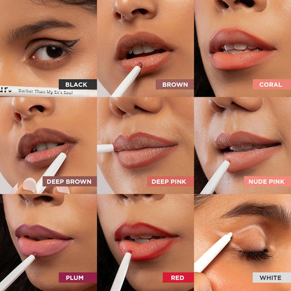 Perfect Nude Lipkit | 3 Lip Liner + Matte Lipstick + Gloss at 599