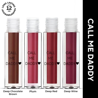 Call Me Daddy Liquid Lipstick MINI | Pigmented AF, Non-sticky + Matte Lipstick