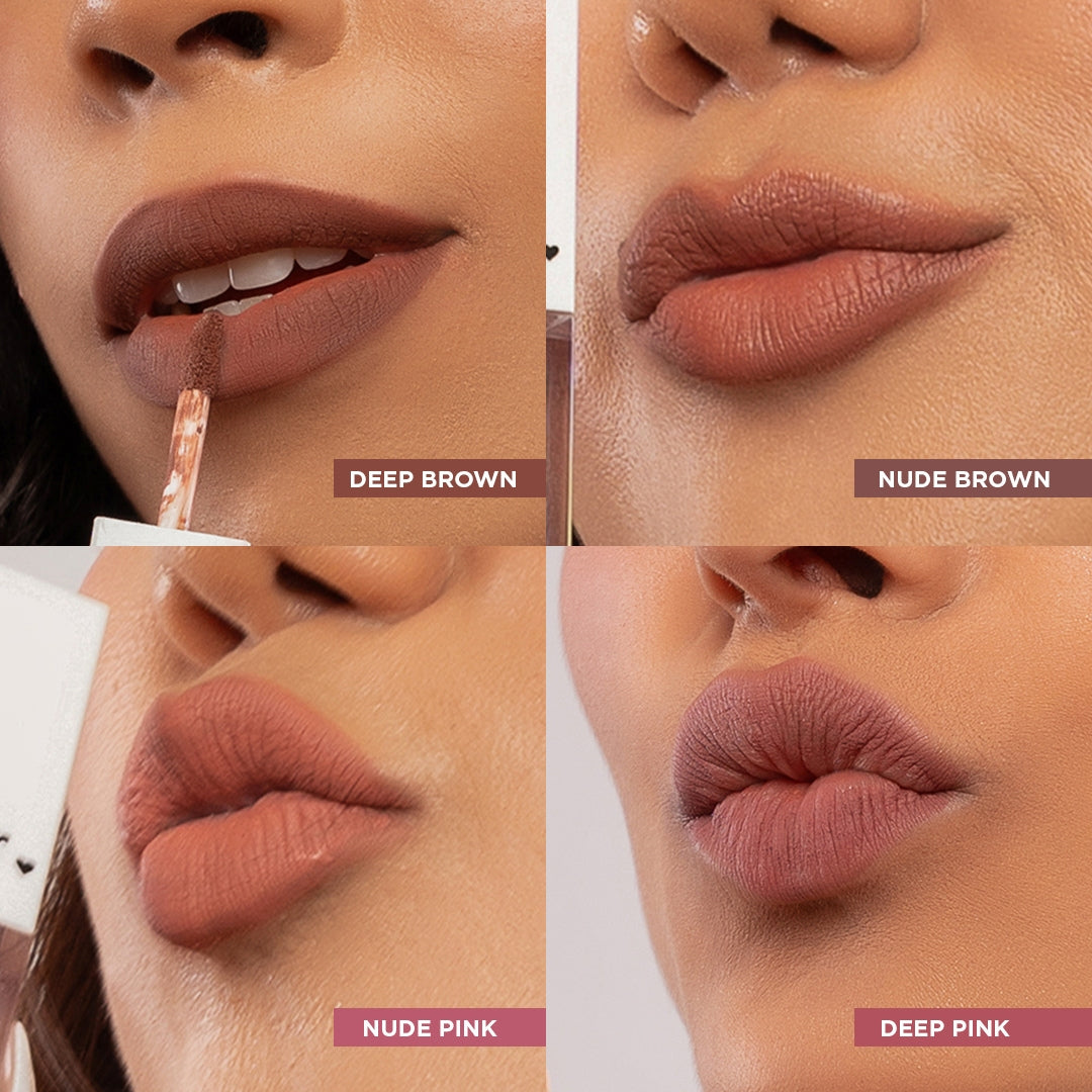 Perfect Nude Lipkit | 3 Lip Liner + Matte Lipstick + Gloss at 599