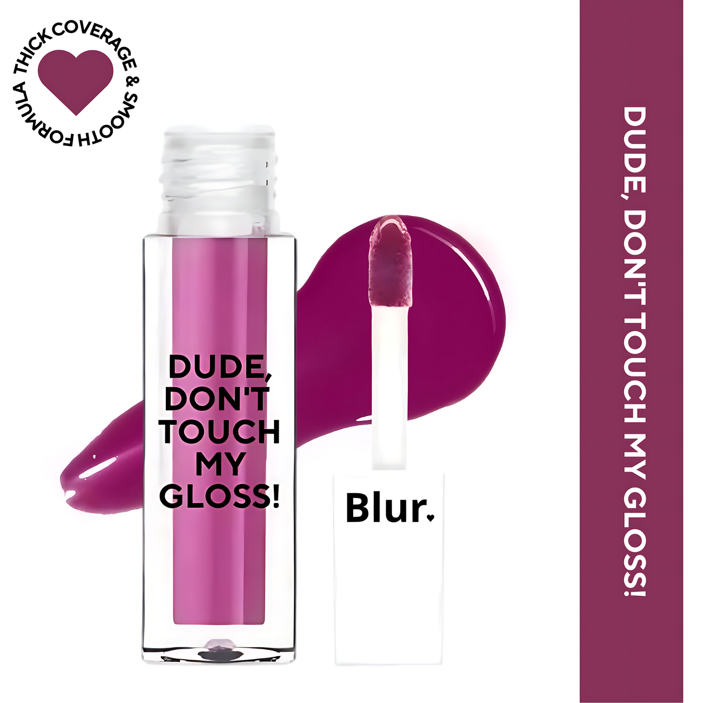Dude, Don't Touch My Gloss MINI | Pigmented AF, Non Sticky Mini Gloss | A