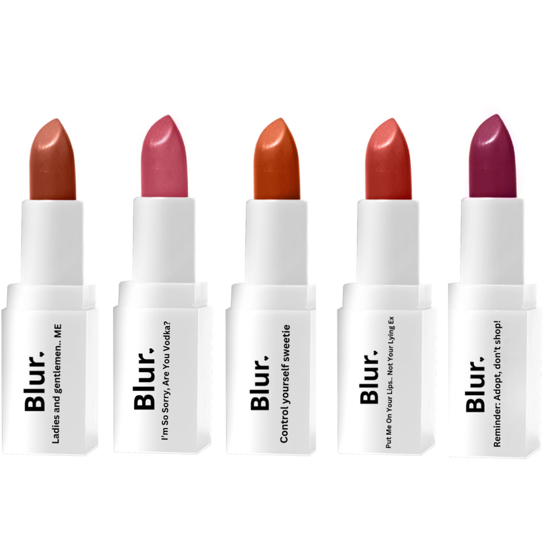 6 Bullet Lipsticks | Contour + Blush + Eyeshadow | BLURsticks