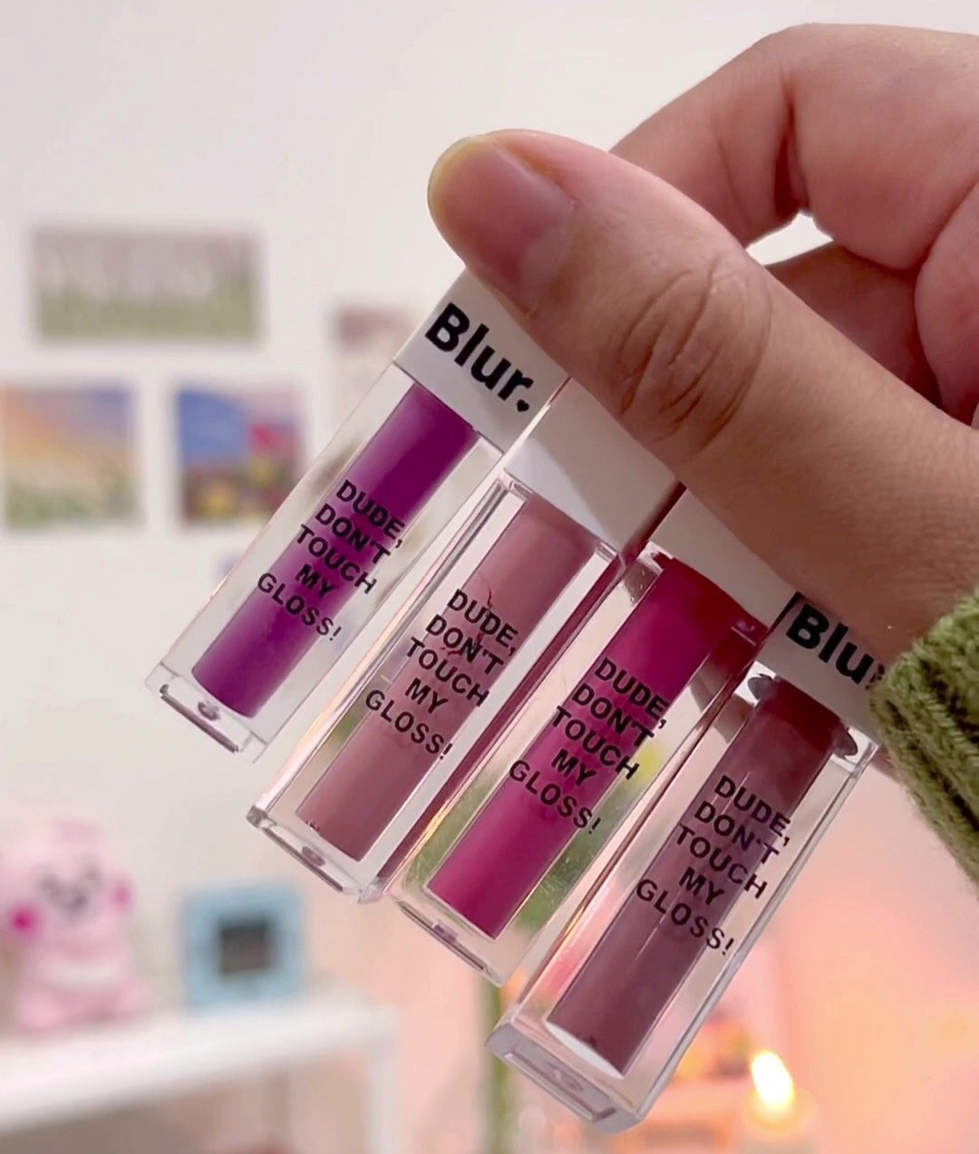 mini pigmented lip gloss