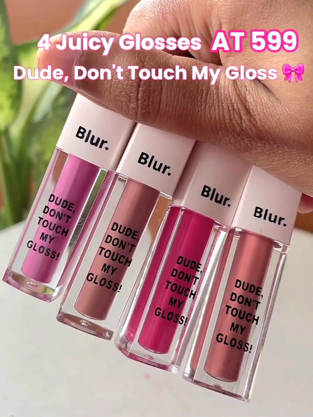 Dude, Don't Touch My Gloss MINI | Pigmented AF, Non Sticky Mini Gloss | A