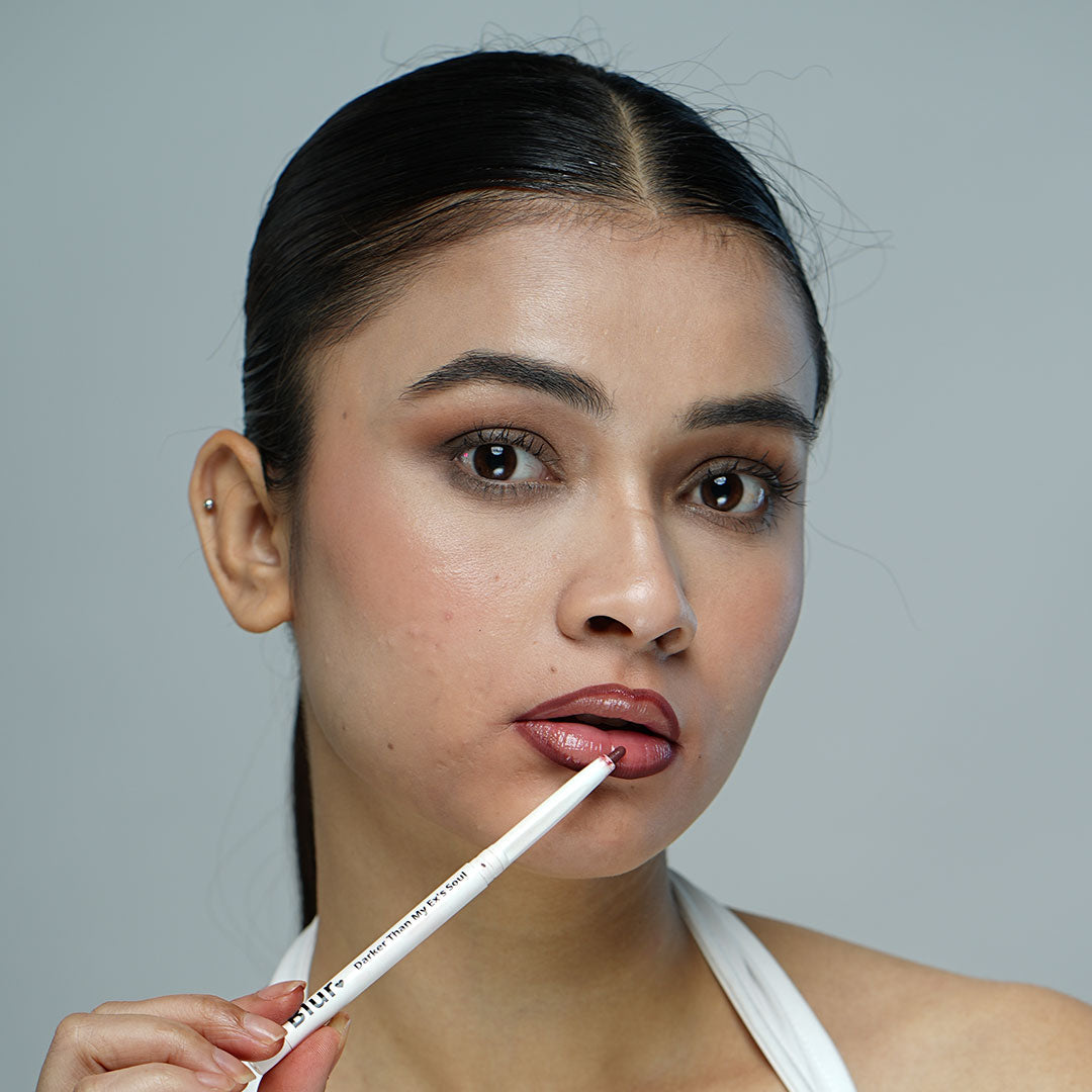 Darker Than My Ex's Soul | Kajal and Lipliner | Burgundy