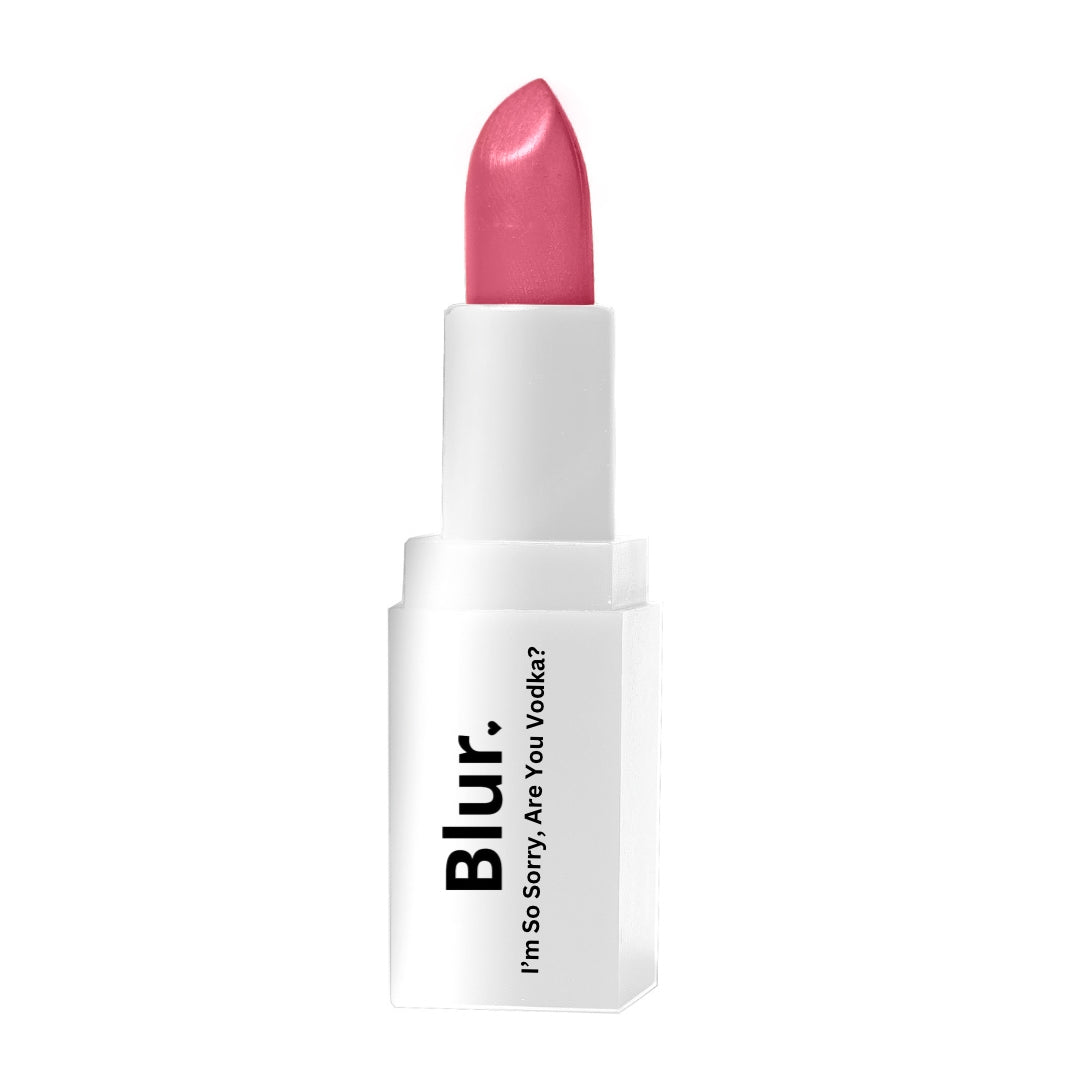 Nude Pink Bullet Lipstick | I'm Sorry, Are You Vodka ? | Bullet lipsticks + Blush + Eyeshadow | BLURstick